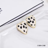 30pcs Animal Hair Leopard Print Charms DIY Jewelry Accessory