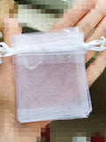 30pcs Organza Drawstring Jewelry Bags 7x9cm for Small Business Supplier
