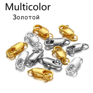30pcs Lobster Clasps Hooks Claw Swivel Clasp DIY Jewelry Findings