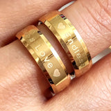 30pcs/lot Forever Love Couples Rings Wedding Jewelry