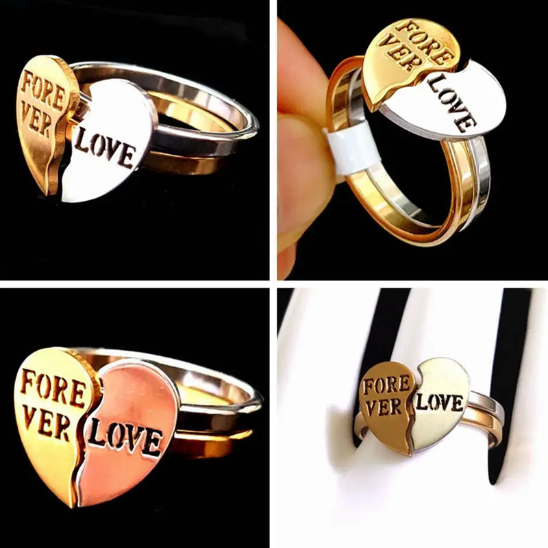 30pcs/lot Forever Love Couples Rings Wedding Jewelry