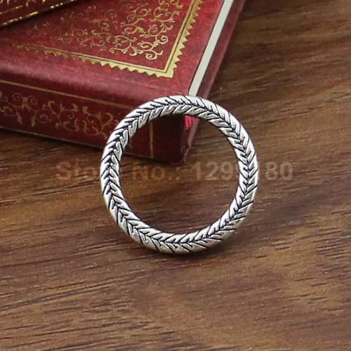 30pcs Tibetan Silver Donut Charm Pendant DIY Jewelry Making
