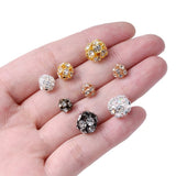 30pcs Rhinestone Ball Spacer Beads for Jewelry Making 6/8/10mm