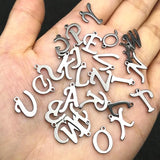 30pcs Stainless Steel A-Z Letter Charms for Necklace Bracelet Jewelry Making