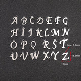 30pcs Stainless Steel A-Z Letter Charms for Necklace Bracelet Jewelry Making