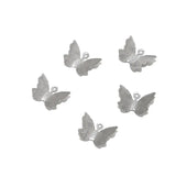 30pcs Stainless Steel Butterfly Pendants 11*15mm DIY Jewelry Findings