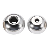 30pcs Silver Tone Spacers Beads Round Charm for Jewelry Making