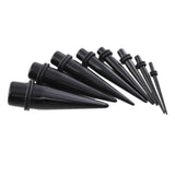 30pcs UV Acrylic Ear Taper Plug Silicone Ear Tunnels Gauge Kit Expander Set