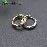 30pcs Unique Nickel Round Earrings Hoops for Jewelry