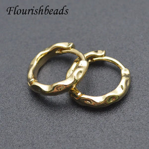 30pcs Unique Nickel Round Earrings Hoops for Jewelry