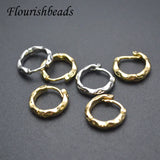 30pcs Unique Nickel Round Earrings Hoops for Jewelry