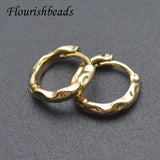 30pcs Unique Nickel Round Earrings Hoops for Jewelry