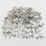 30pcs Vintage Mixed Animal Birds Leaf Charms DIY Bracelet Pendant Tibet Silver