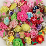 30pcs Polymer Clay Flower Spacer Beads for DIY Jewelry Making