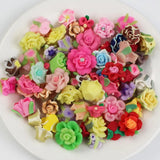 30pcs Polymer Clay Flower Spacer Beads for DIY Jewelry Making
