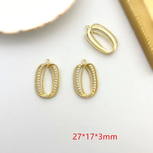 30pcs Alloy Drop Oil Cartoon Girls Charms DIY Jewelry Earring Accessory