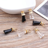 Alloy/Glass Geometric Shape Floating Locket Charms DIY Jewelry Making