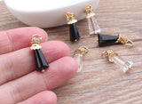Alloy/Glass Geometric Shape Floating Locket Charms DIY Jewelry Making