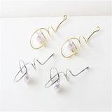 30pcs Geometry Spiral Alloy Locket Charms DIY Earring Accessory
