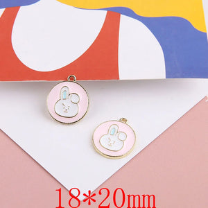 30pcs Cartoon Animals/Girls/Boys Alloy Floating Locket Charms DIY Jewelry