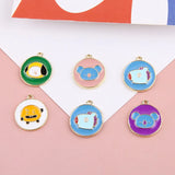 30pcs Cartoon Animals/Girls/Boys Alloy Floating Locket Charms DIY Jewelry