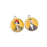 30pcs Cartoon Animals/Girls/Boys Alloy Floating Locket Charms DIY Jewelry
