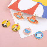 30pcs Cartoon Animals/Girls/Boys Alloy Floating Locket Charms DIY Jewelry