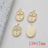 30pcs Cartoon Cross & Irregular Ovals Alloy Floating Locket Charms DIY Jewelry