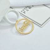 30pcs 35mm Spray Paint Charms for DIY Jewelry Earrings Necklaces
