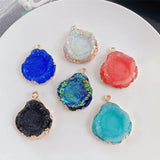 30pcs Resin Water Drop Floating Locket Charms DIY Jewelry Accessory