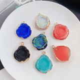 30pcs Resin Water Drop Floating Locket Charms DIY Jewelry Accessory