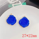 30pcs Resin Water Drop Floating Locket Charms DIY Jewelry Accessory