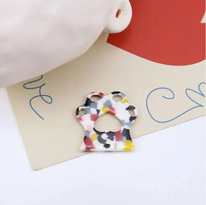 30pcs Cat Claw Resin Charms for DIY Jewelry Earring/Necklace
