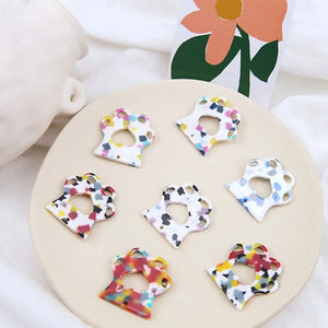 30pcs Cat Claw Resin Charms for DIY Jewelry Earring/Necklace