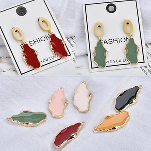30pcs Alloy Irregular Shape Flatback Charms DIY Jewelry Earrings/Necklace