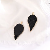 Resin Cartoon Leaves Floating Locket Charms DIY Jewelry