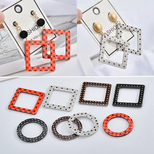 30pcs Speckle Acrylic DIY Earring/Garment Pendants Accessory