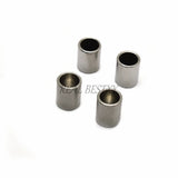 30pcs Stainless Steel Tube Spacer Beads 6.2mm Charm Slider for Jewelry DIY