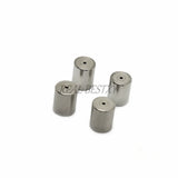 30pcs Stainless Steel Tube Spacer Beads 6.2mm Charm Slider for Jewelry DIY