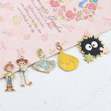 30pcs Cartoon Princess Hat Boy Elf Charms DIY Jewelry Keychain Accessory