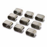 30pcs Stainless Steel Charm Beads 12*6mm DIY Spacer Beads for Jewelry Making