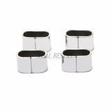 30pcs Stainless Steel Charm Beads 12*6mm DIY Spacer Beads for Jewelry Making