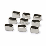 30pcs Stainless Steel Charm Beads 12*6mm DIY Spacer Beads for Jewelry Making