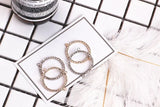 30pcs Imitate Rhinestone Alloy Hollow Metal Floating Locket Pendants Charms