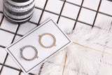 30pcs Imitate Rhinestone Alloy Hollow Metal Floating Locket Pendants Charms