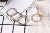 30pcs Imitate Rhinestone Alloy Hollow Metal Floating Locket Pendants Charms