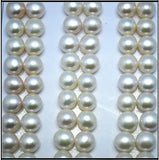 30pcs Freshwater Pearl Cabochons 6.0-6.5mm Earring Beads Many Colors