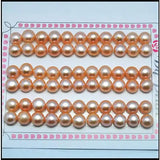 30pcs Freshwater Pearl Cabochons 6.0-6.5mm Earring Beads Many Colors