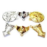 30pcs Shield Charms for Women DIY Jewelry Accessories