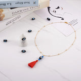 30pcs Evil Eye Lampwork Beads for DIY Jewelry Making
